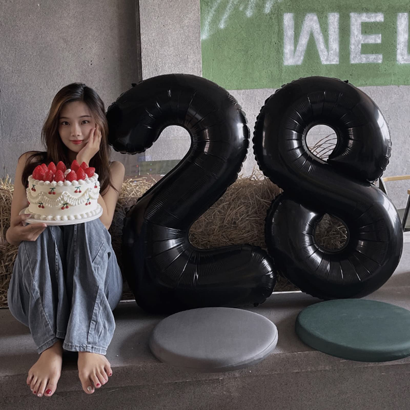 Amazon | 【LEISURE CLUB】誕生日 数字 バルーン 数字7 40インチ