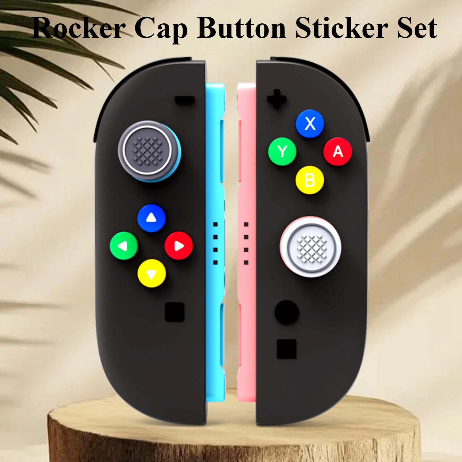 Joystick Caps for Switch2 Silicone Button Caps Silicone Colored Button Stickers