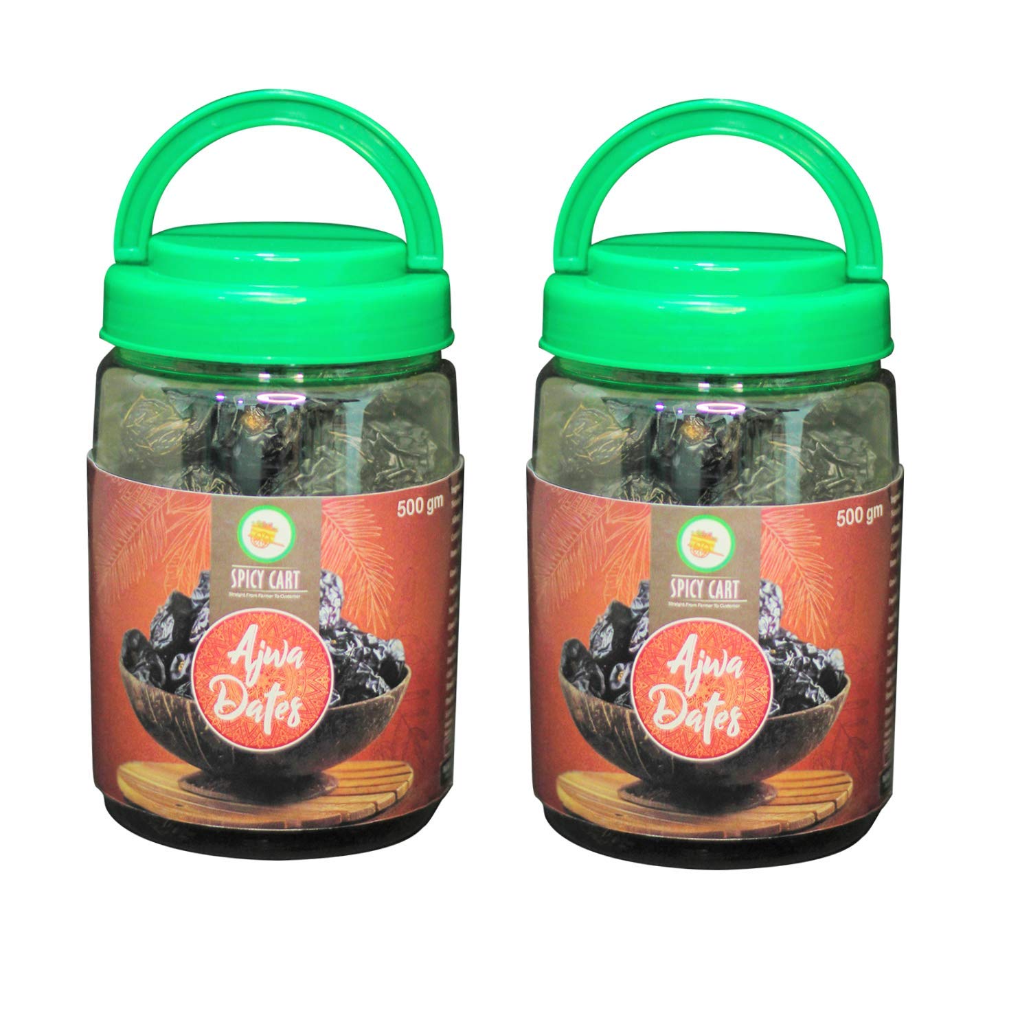 Spicy Carte Holy Ajwa Al Madinah Dates, 1Kg