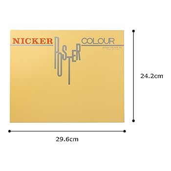 Amazon | ニッカー 水彩絵具 ポスターカラー 24色セット 40ml(中
