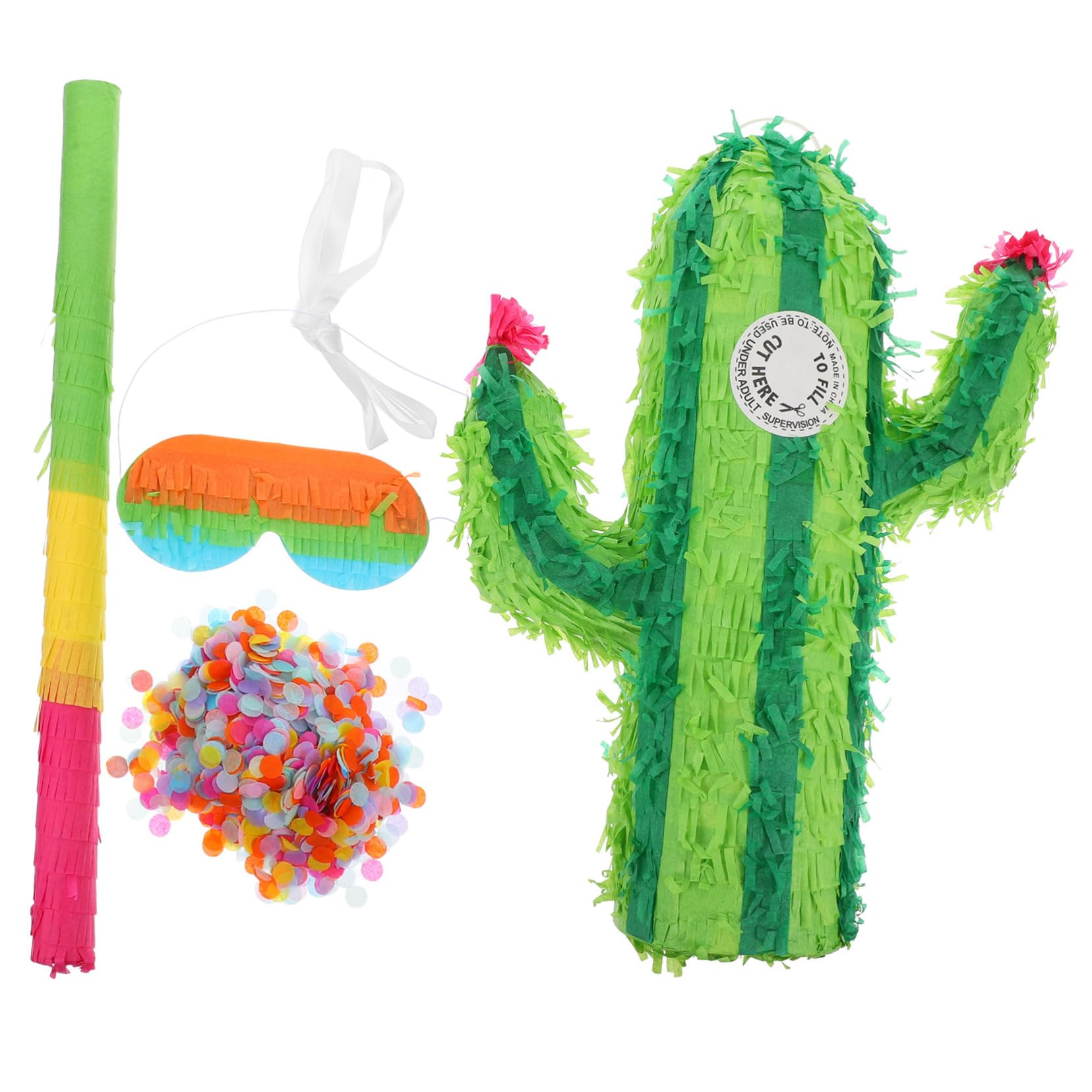 ULTECHNOVO Juguetes de Cactus para Fiestas Piñatas de Decoración Novedosas Piñatas Divertidas para Despedidas de Soltera Eventos y Fiestas de Cumpleaños