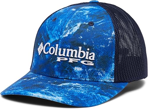 Columbia PFG - Gorra de bola de malla de camuflaje, alta