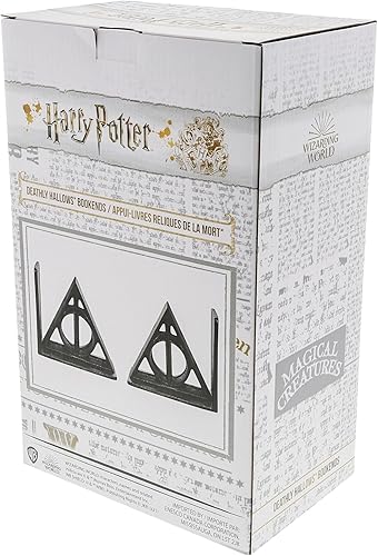 Miniatura 5 de Enesco Wizarding World of Harry Potter Deathly Hallows - Sujetalibros (5.25 pulgadas), color negro
