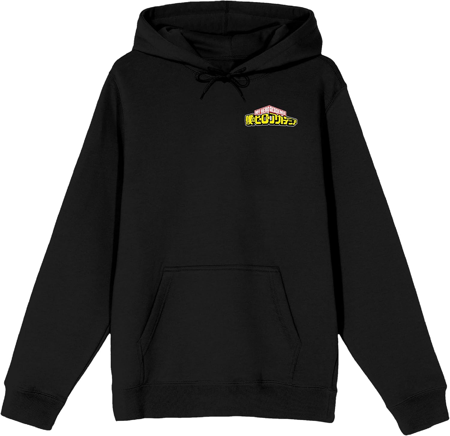 Bioworld My Hero Academia Asui Tsuyu Adult Black Long Sleeve Hooded Sweatshirt