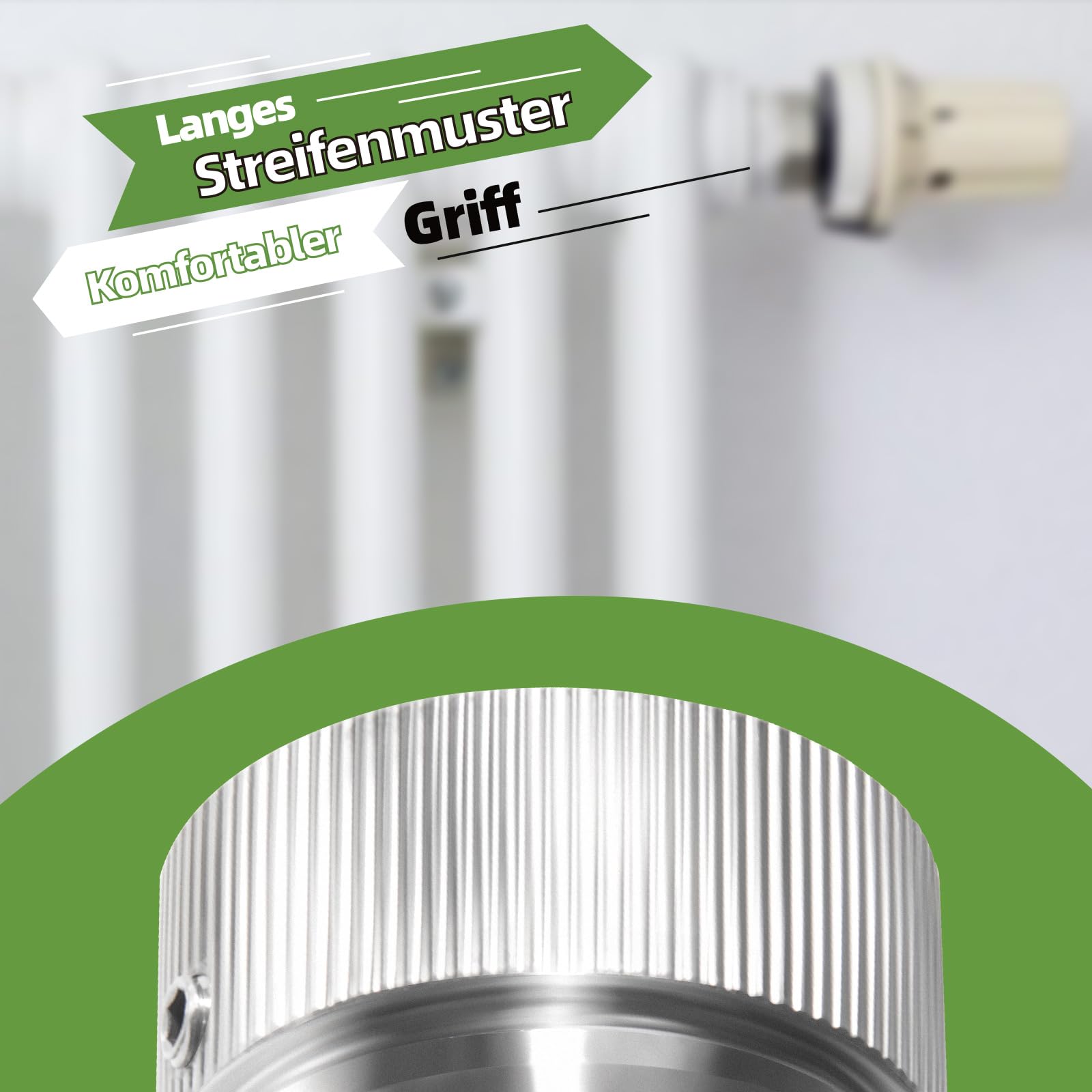 Euablfo 4 Stück Heizkörperthermostat Adapter, M30×1.5 Gewinde, Heizkörperventil
