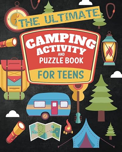 The Ultimate Camping Activity and Puzzle Book - Camping Gifts For Teens