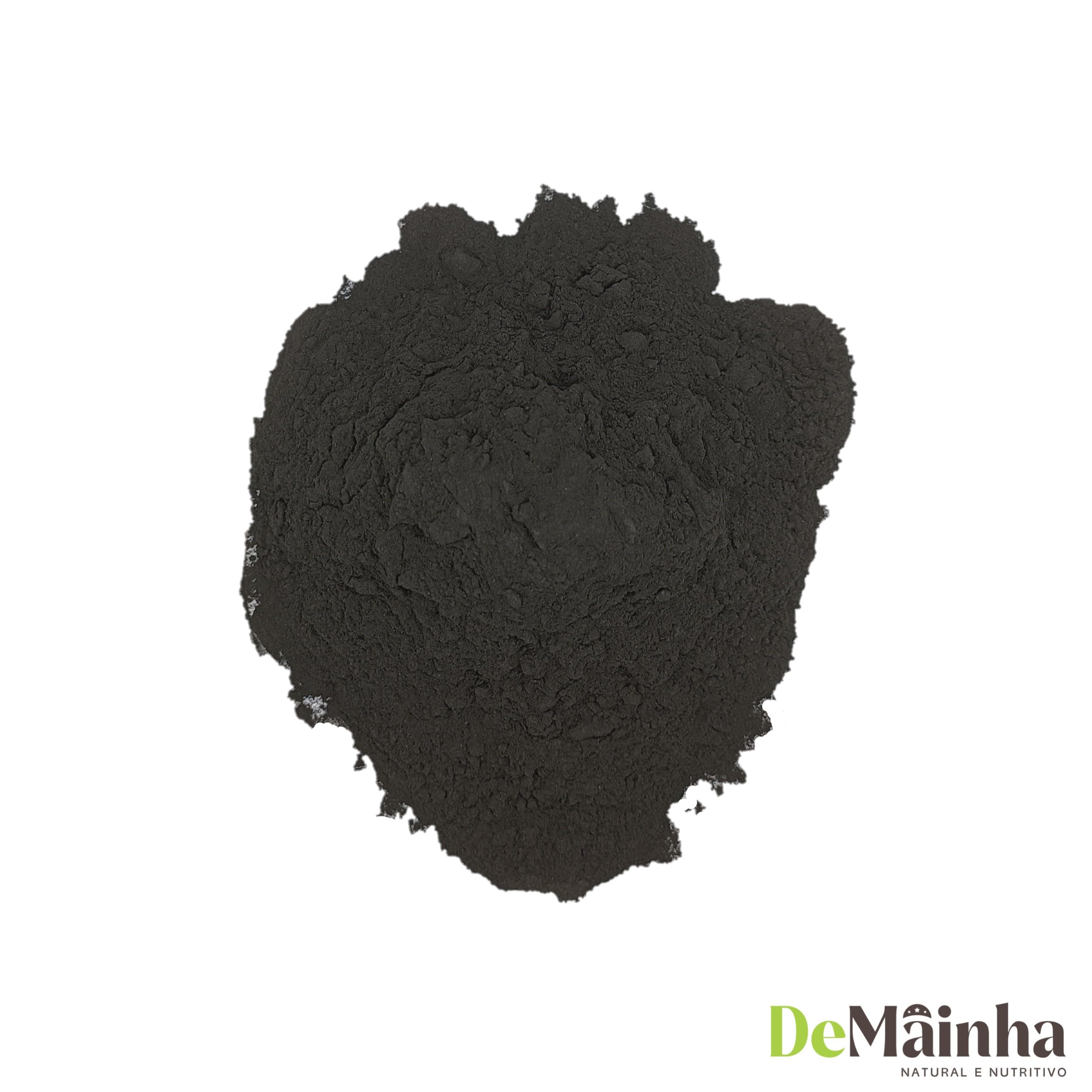 Polvo de carbón activado premium 400 g - 100% vegetal de cáscaras de coco brasileñas