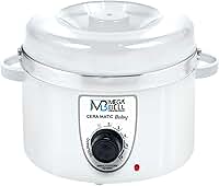 Mega Bell, Panela aquecedora de cera para depilação, Termocera, Cera-Matic Baby, Sem refil, Bivolt, 200g, Branca