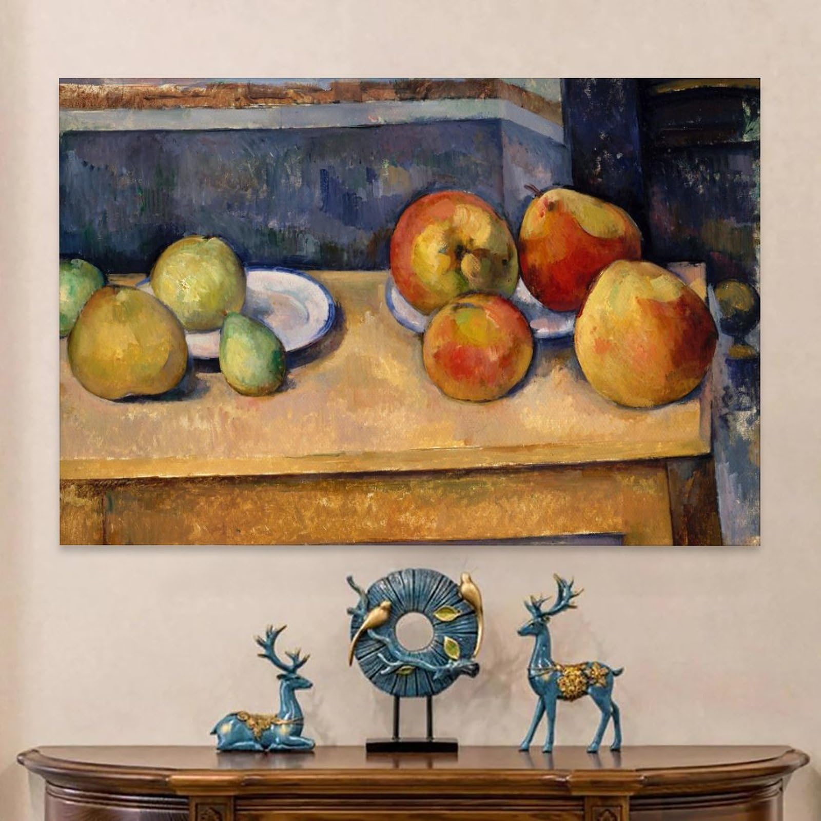 Amazon.co.jp: 『リンゴと梨の静物画』Paul Cézanne ポール・セザンヌ