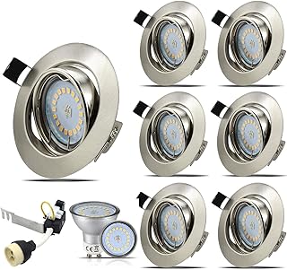 HiBay 6X 5W LED Recessed Ceiling Lights GU10 ...,
