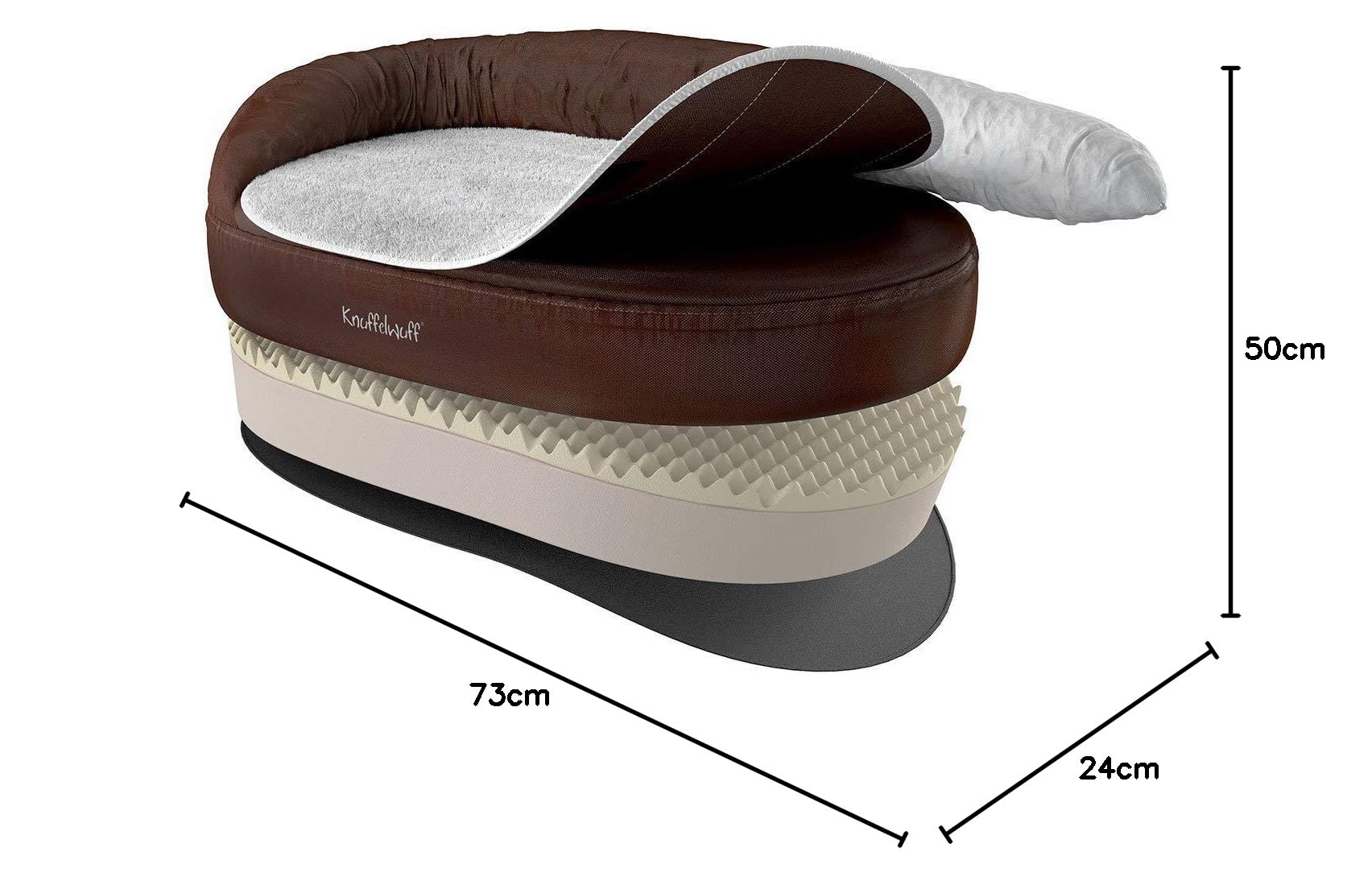 Knuffelwuff – Cama para perro ortopédico Jessy