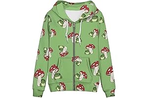 Showudesigns Froggy Zip Up Hoodie For Women