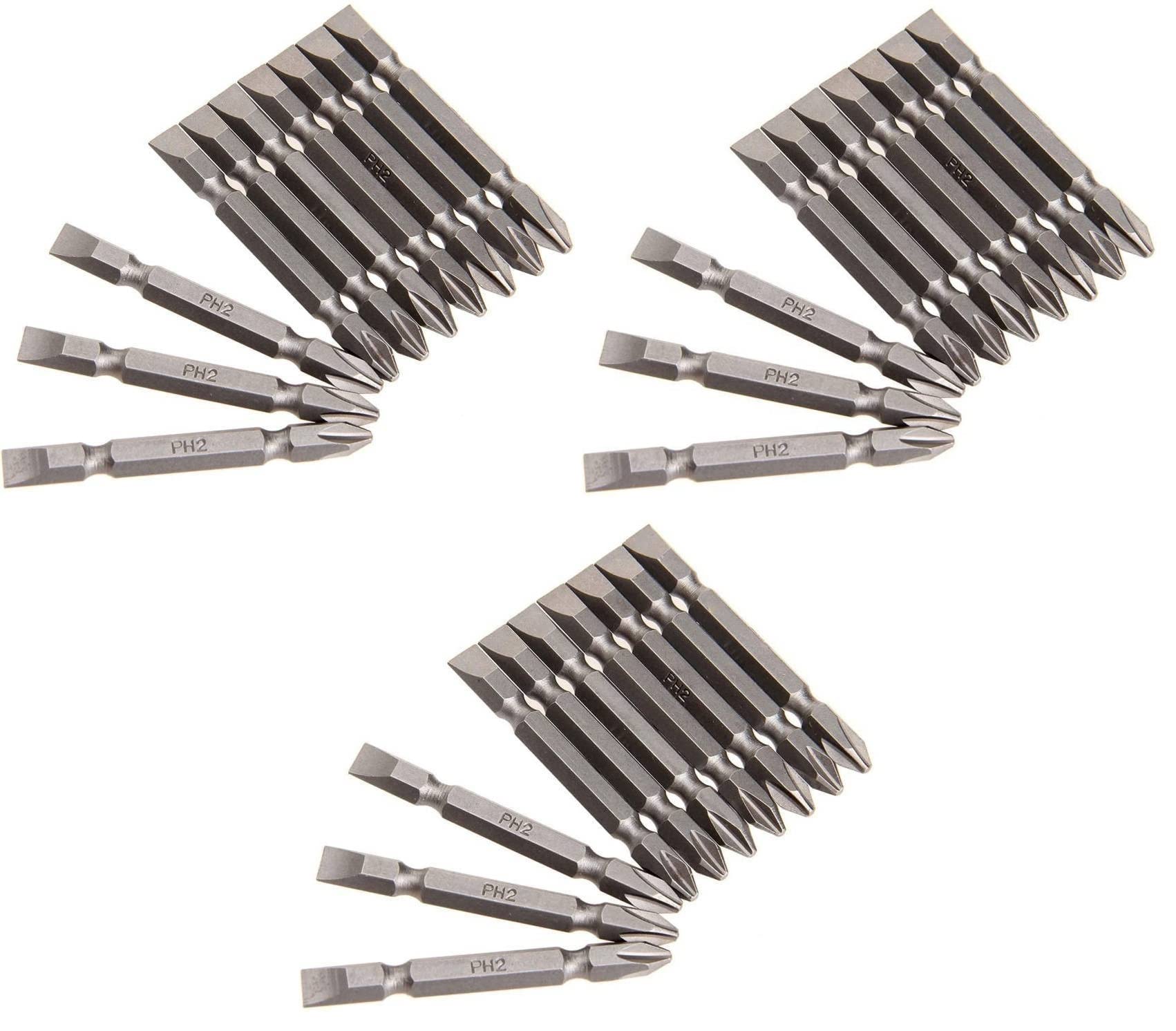 Inditrust PH2 Bits Screwdriver Plus and Minus Bit, Shape +/- (30 BITS) (B09TT1VV9M) Amazon Price History, Amazon Price Tracker