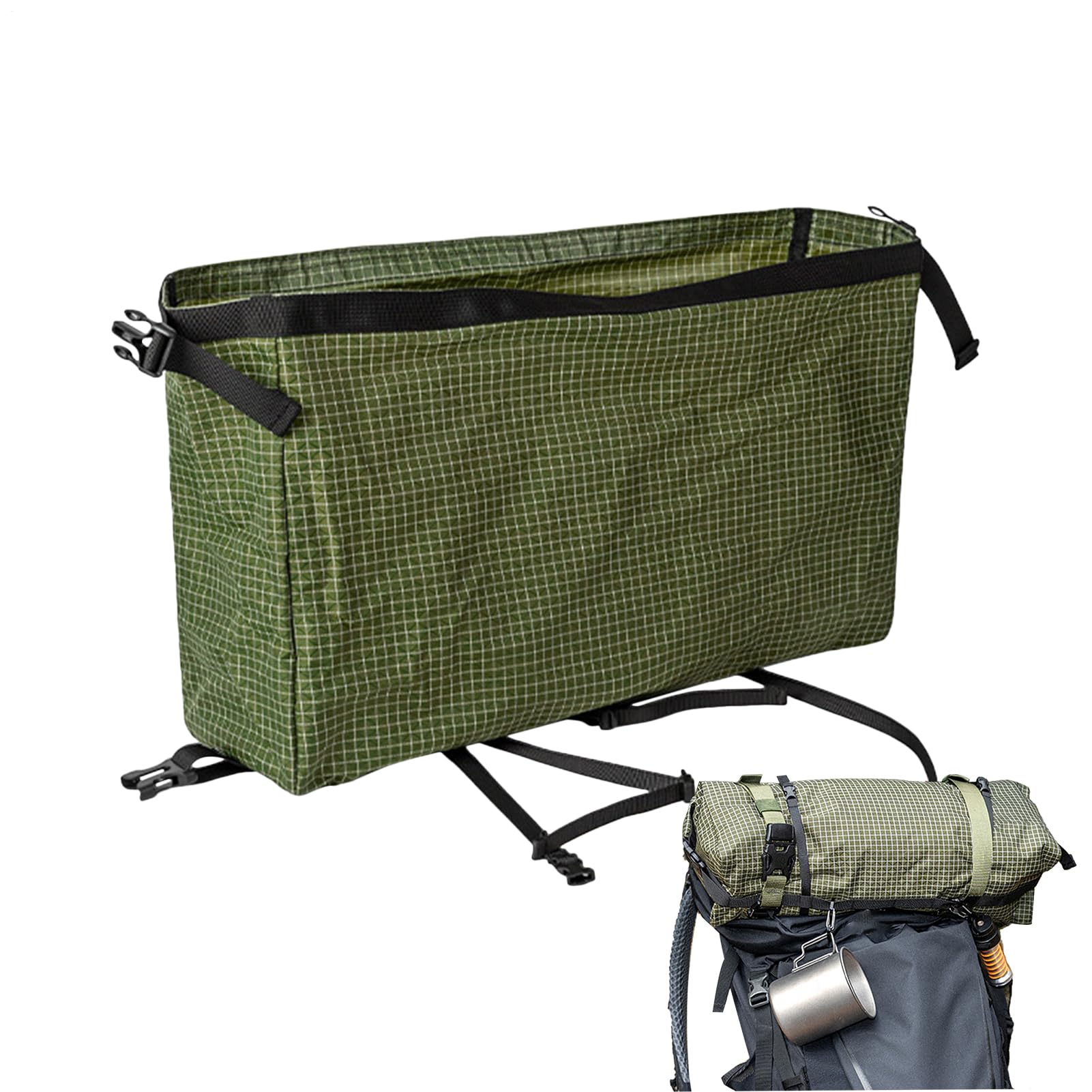 Bolsa de cinturón ajustable impermeable para pesca y escalada 8