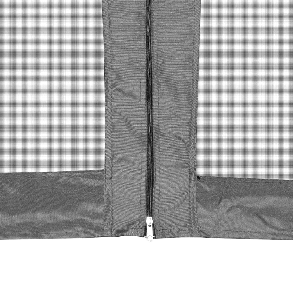 Gazebo pieghevole esagonale pop-up con 6 pareti laterali in rete, tenda da giardino da 3,6 x 3,1 x 2,8 m, per feste di compleanno, matrimoni, feste in giardino e barbecue, telaio in acciaio