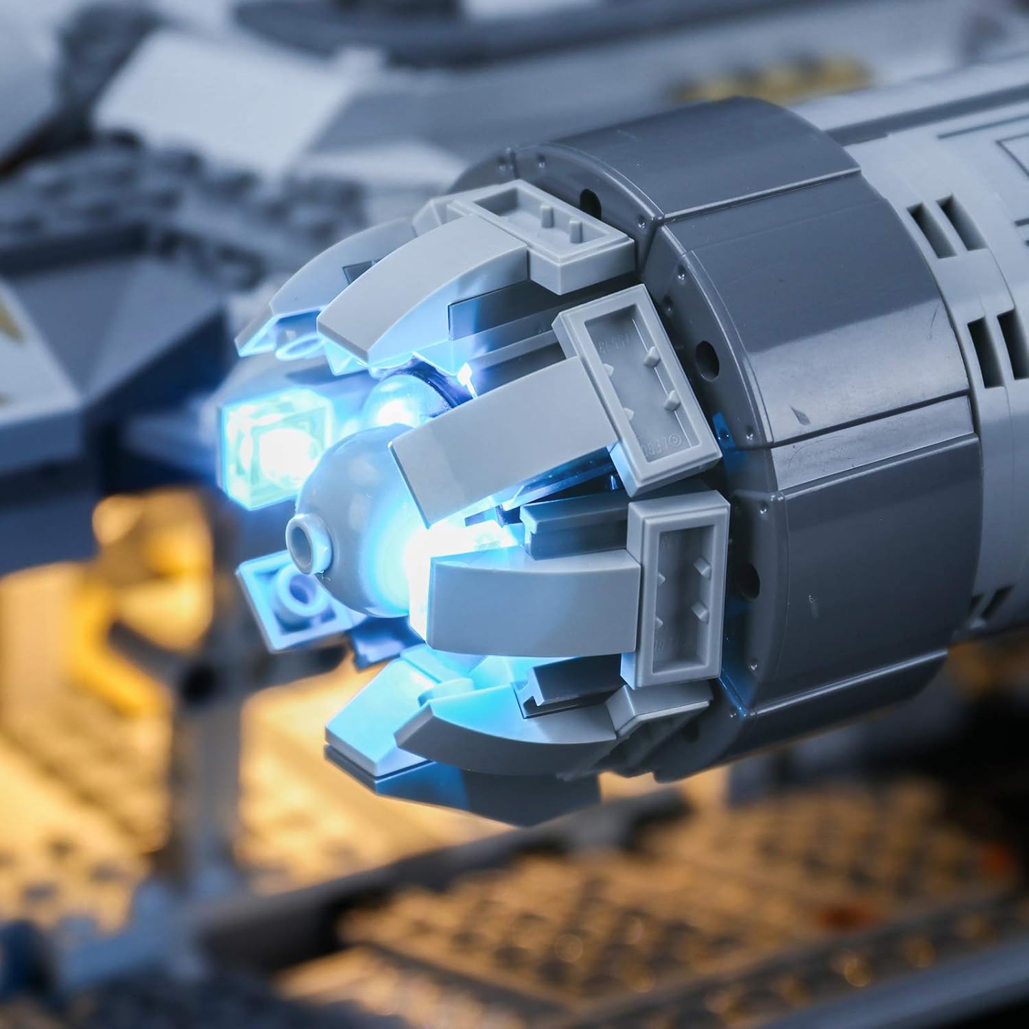 BRIKSMAX Led Lighting Kit for The Razor Crest - Compatible with Lego 75292 Building Blocks Model- Not Include The Lego Set