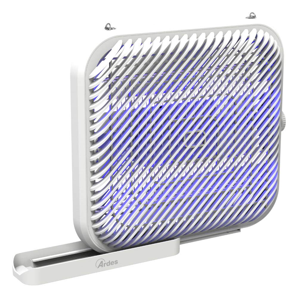 Ardes ZAK18 AR6S18 ZAK 18 W elektryczne rozładowanie, 2 lampy 9 W, środek owadobójczy do zawieszenia z łapaczem owadów, kolor biały