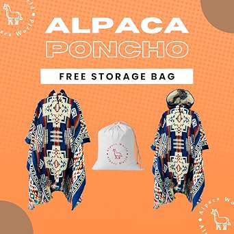 Alpaca World Unisex Alpacaworld0004 Poncho (pack of 3)