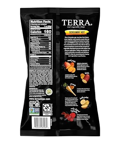 Vista 28 de Terra Patatas fritas con sal marina, 6 onzas