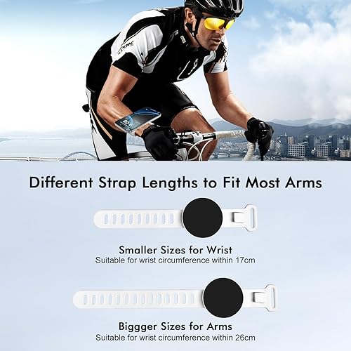 Miniatura 5 de Soporte magnético giratorio de 360 para teléfono celular, brazalete anticaída para correr en el antebrazo para hombres y mujeres, compatible con