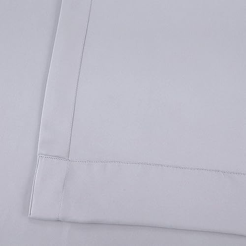 Miniatura 6 de HPD Half Price Drapes Cortinas de oscurecimiento de habitación de 84 pulgadas de largo para dormitorio y sala de estar (1 panel), 50x84, gris niebla