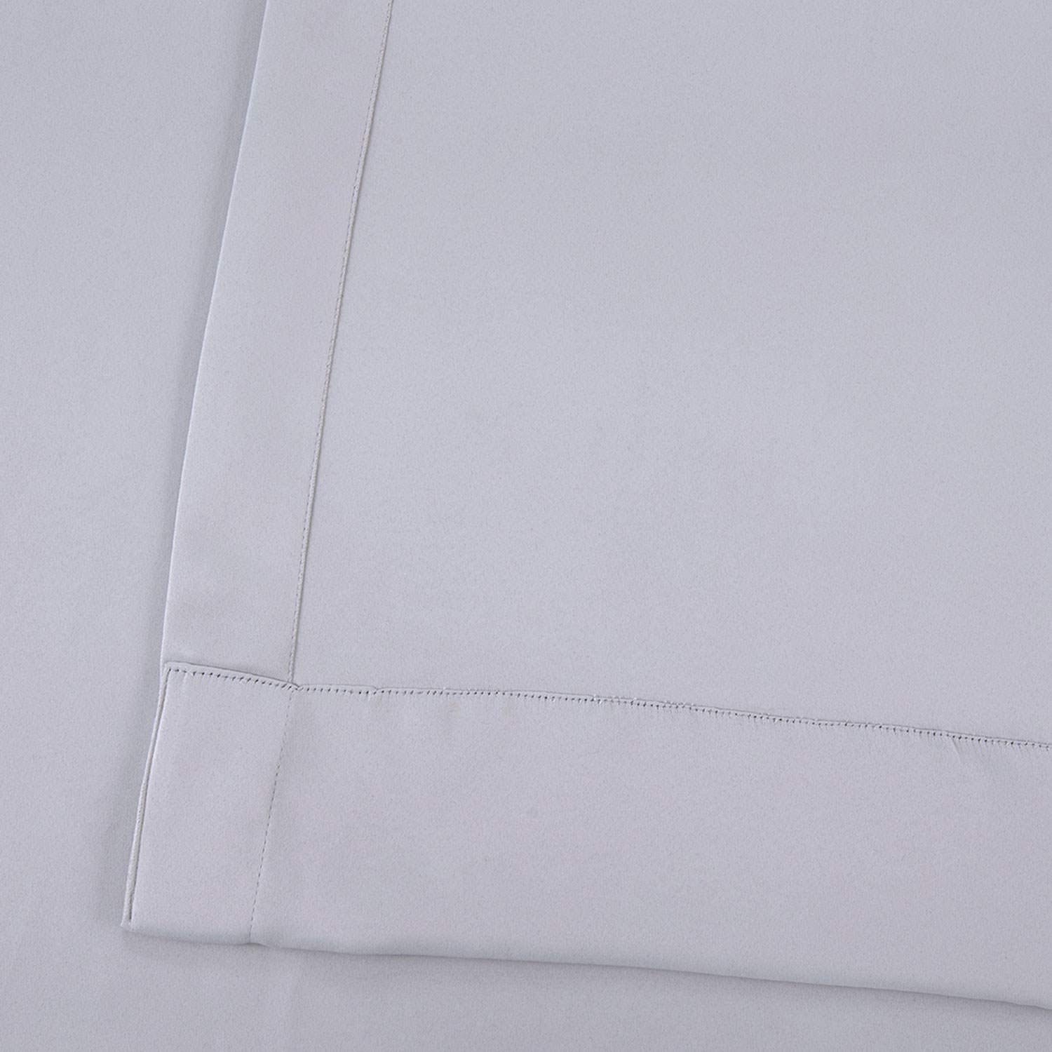 HPD Half Price Drapes Rideau pour obscurcissement de la pièce 127 x 243,8 cm (1 Panneau), BOCH-144105-96, Gris Brouillard, mélange de Polyester, 127 cm de Large x 243,8 cm de Long (Lot de 1)