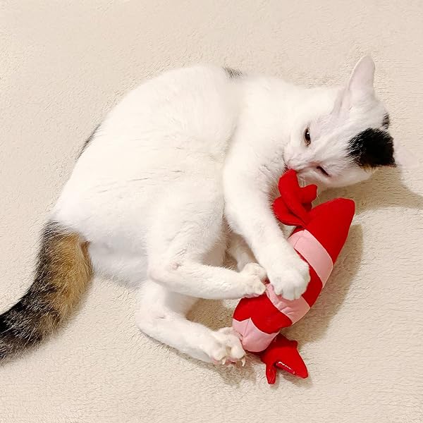 ペティオ (Petio) 猫用おもちゃ けりぐるみ エビ - 3