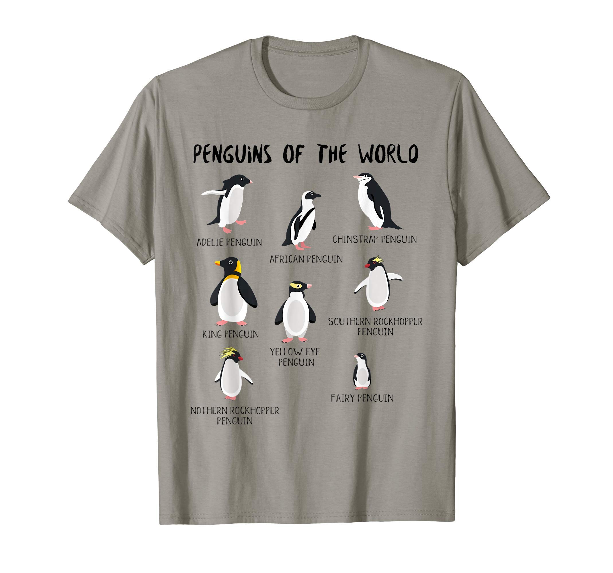 Funny Penguins Lover Birthday Cute Holiday Present8 Rarest Penguins of the World - Funny Penguin Animals Lover T-ShirtOEKO-TEX STANDARD 100