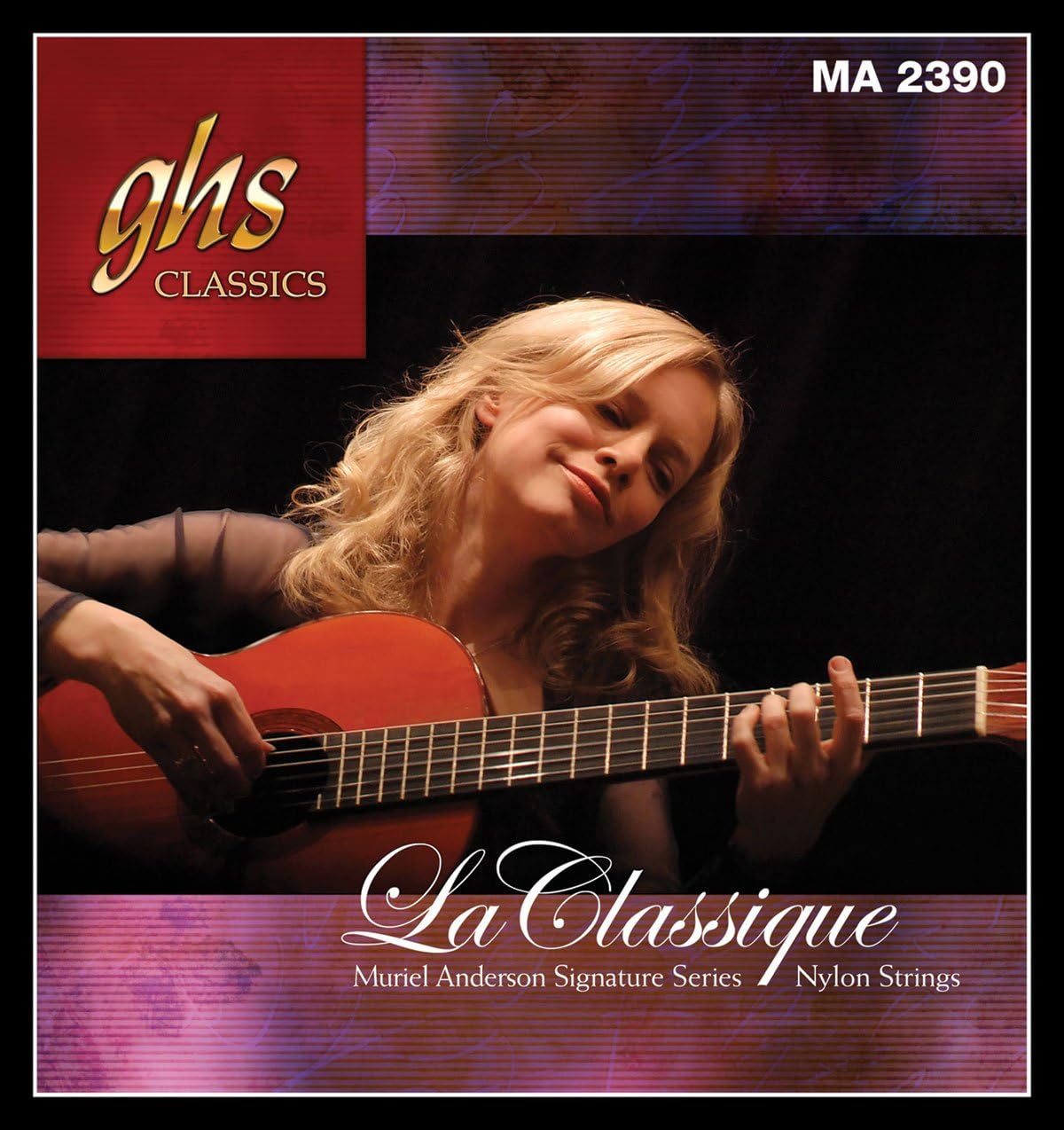 GHS Strings Muriel Anderson Signature Series Classical Guitar Strings (MA2390 Set), 28-46