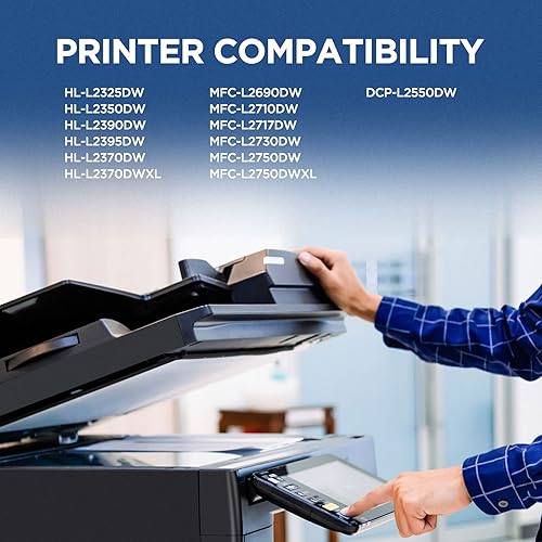 Miniatura 3 de Yocare Cartucho de tóner compatible de repuesto para Brother TN760 (negro, 2 unidades)