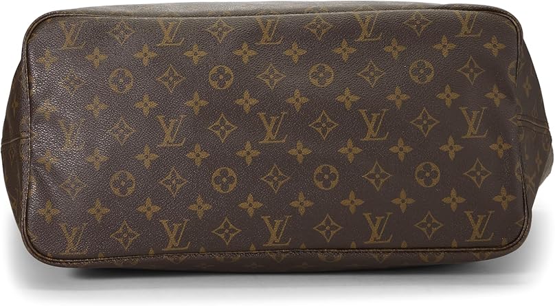 قماش مونوغرام المحبب مسبقًا Neverfull GM ، بني