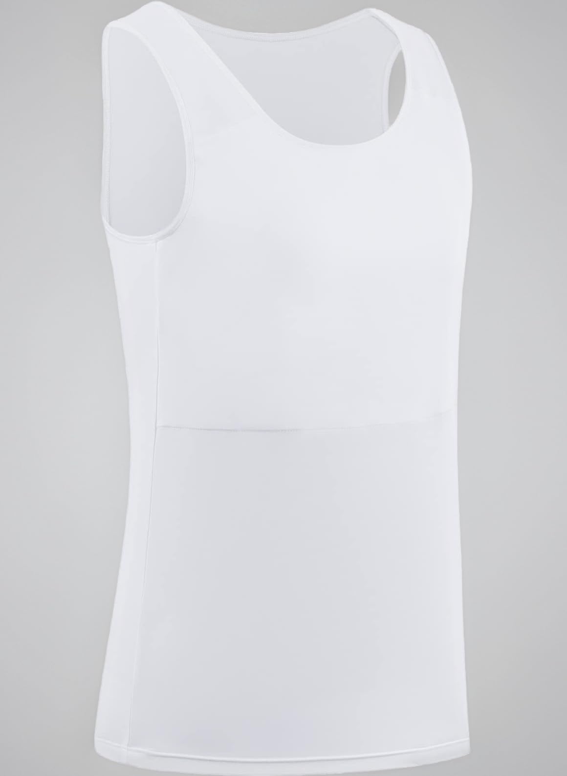 XUJI Chest Binder Transgender FTM Binder Trans Long Tank Top Pullover Binder