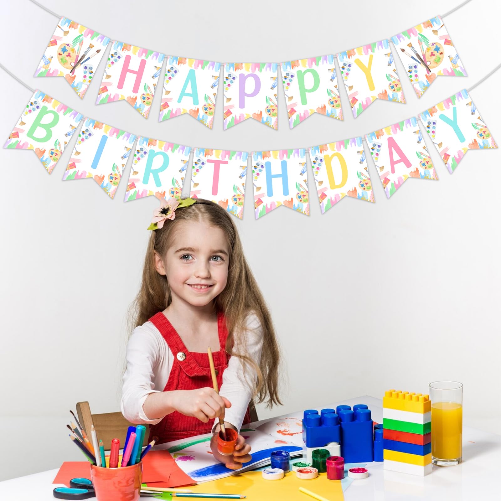 Tovaglioli Compleanno Doodle | 16 Pezzi 16,5x16,5 Cm | Perfetti Per Feste E Buffet