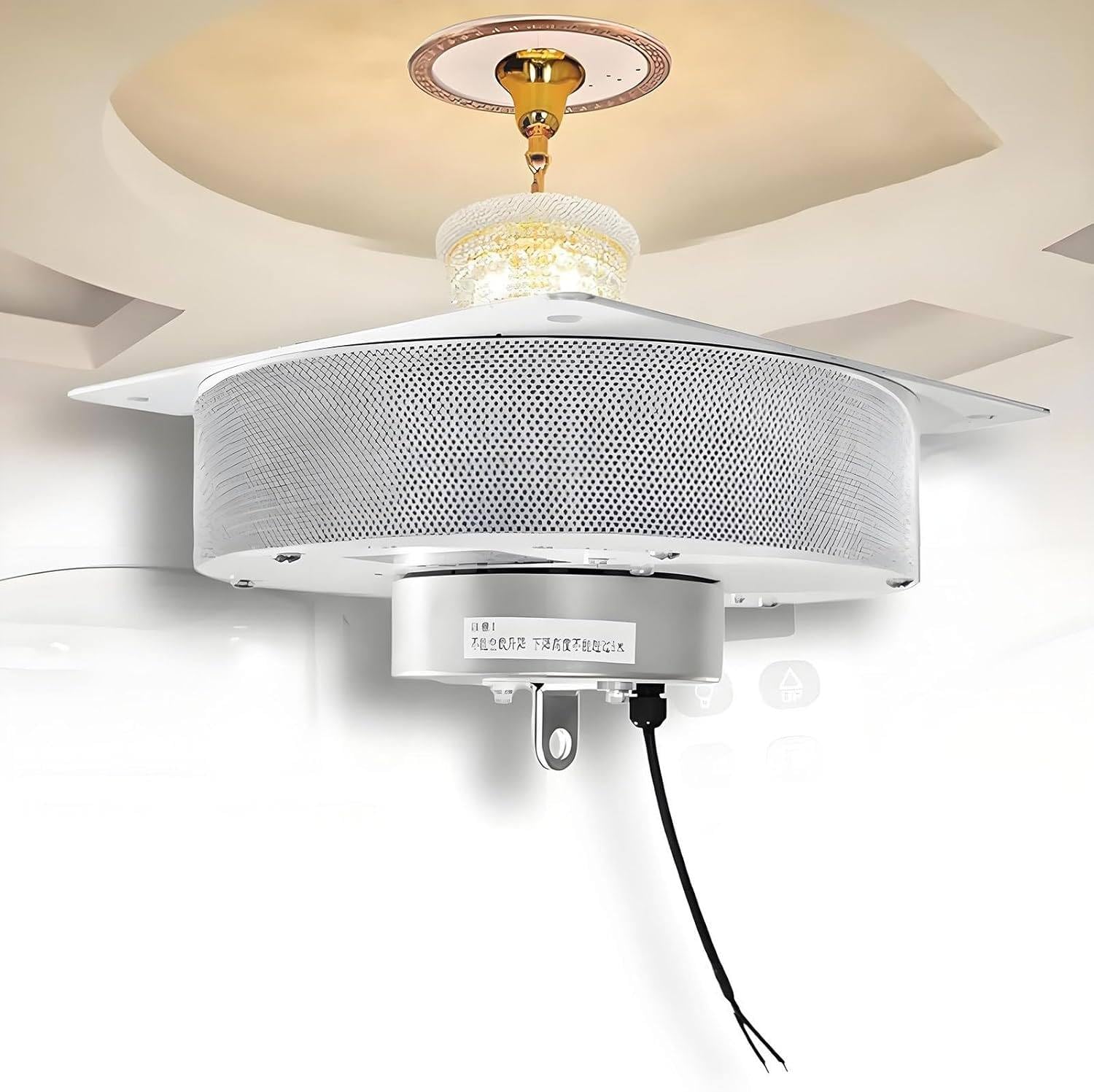 Treuil électrique lustre 40-230kg avec élévateur motorisé robuste et télécommande