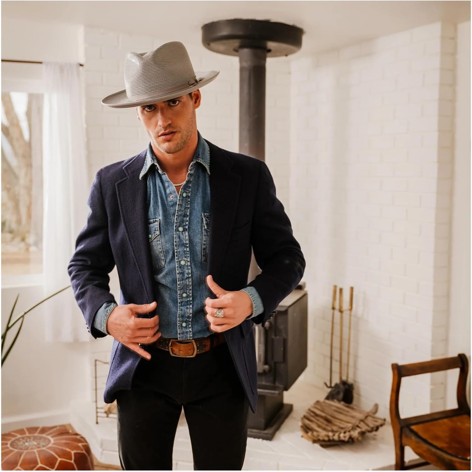 Stetson Stratoliner B Hat White - Image 2