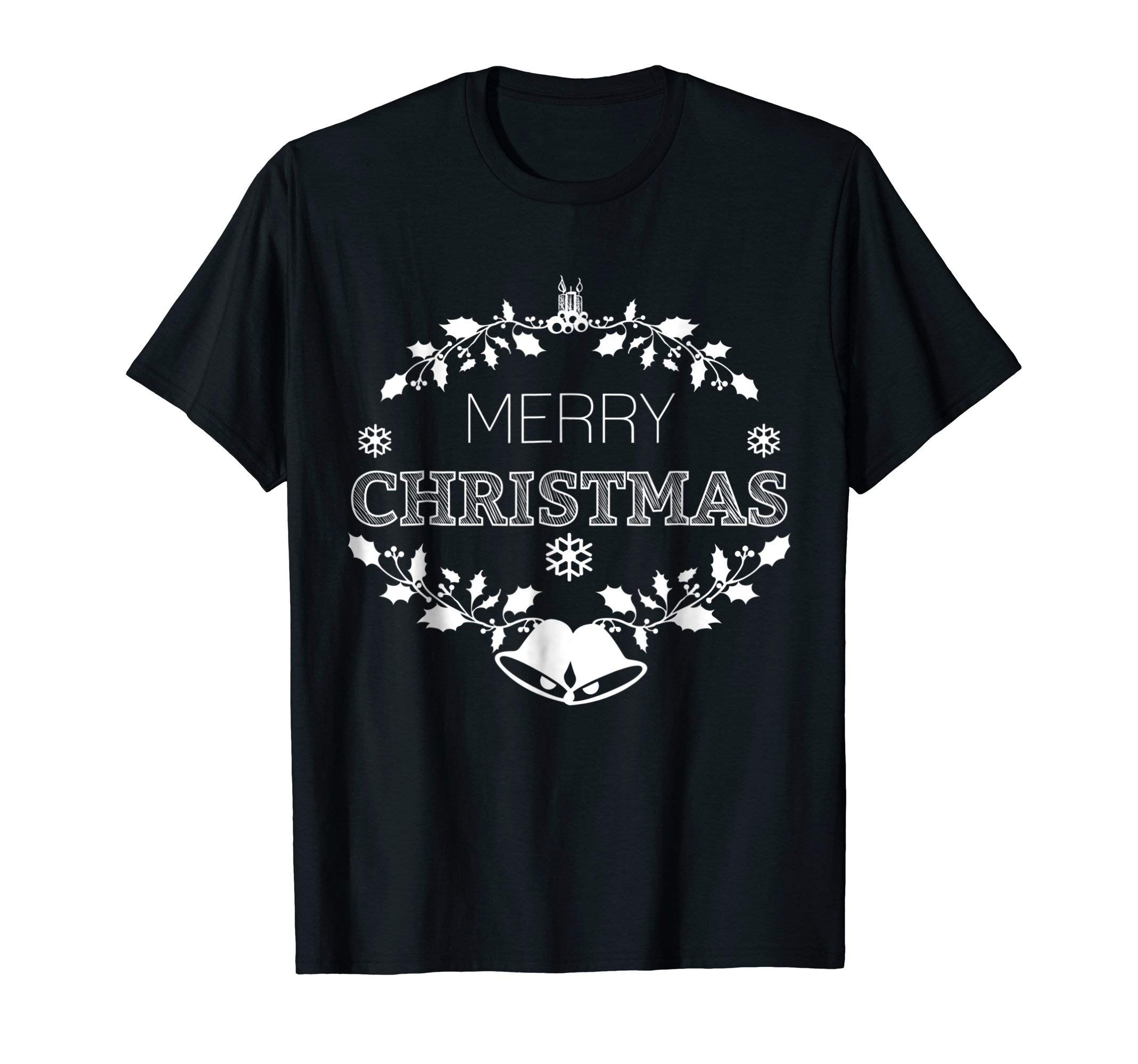 Merry Christmas Xmas men women T-shirt Christian Cross Shirt