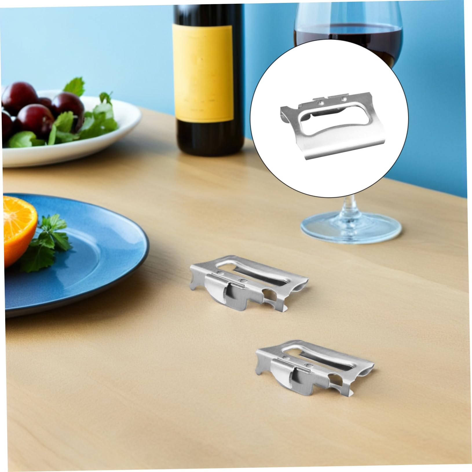 IMIKEYA 3 Pezzi Apriscatole Manuale in Acciaio Resistenti Apribottiglie Portatile Ergonomico per Barattoli e Bottiglie per Casa Picnic Campeggio e Barbecue
