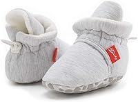 Vista 125 de Sawimlgy - Botines de algodón antideslizantes para recién nacido, con agarre, para cuna o para el invierno 010/Amarrón