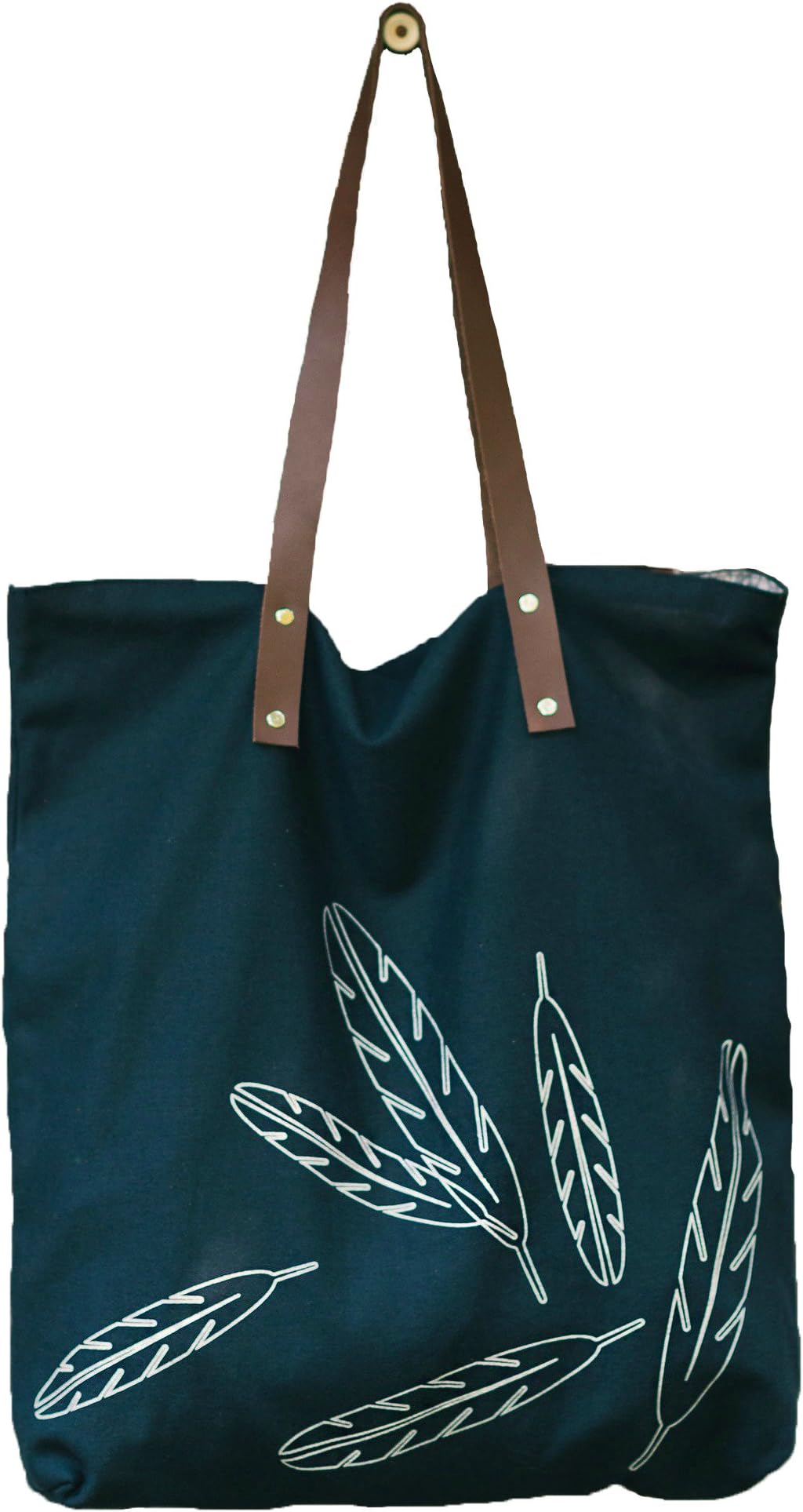 Sudara Mulxiply X Sudara Oversized Canvas Travel Tote - Feather Navy