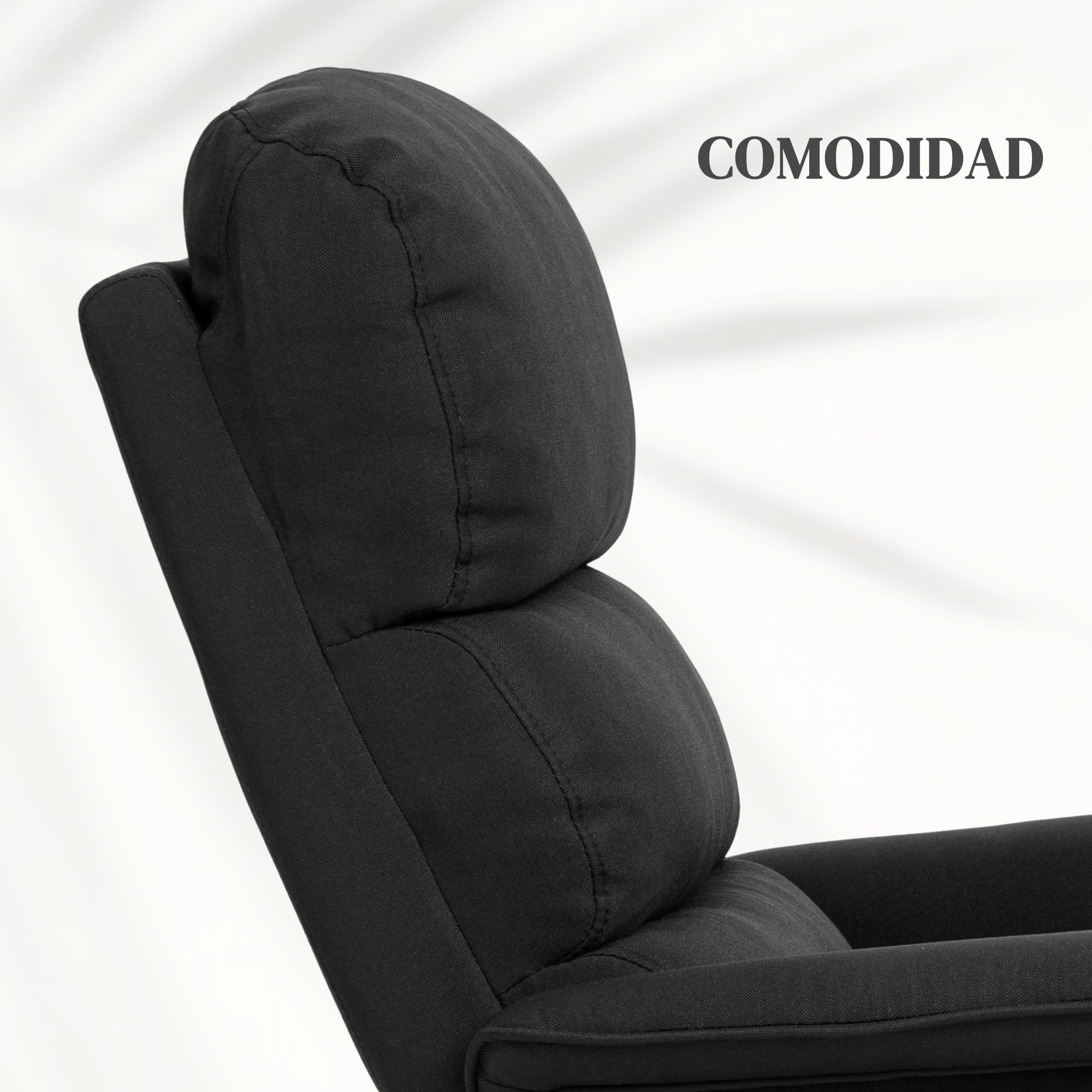 HOMCOM Sillón Relax Reclinable Eléctrico Levanta Personas, Sillón Elevador con Control Remoto, Reposapiés, Tapizado en Lino, Bolsillo Lateral, para Salón, Dormitorio, Negro