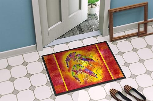 Miniatura 4 de Caroline's Treasures 8378JMAT - Tapete para puerta delantera, 24 x 36 pulgadas, para interiores y exteriores, para entrada, antideslizante, lavable,