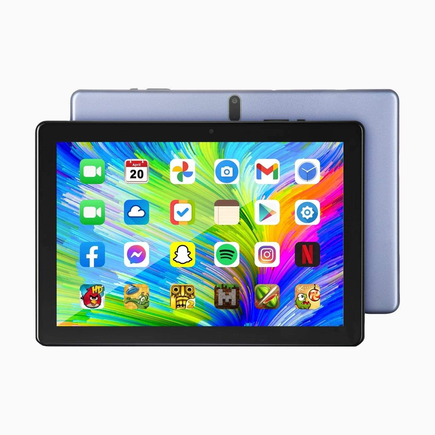 10.1 inch Android 10 Tablet, 4GB RAM & 64GB Storage (Up to 512GB), HD IPS Display, 1.5GHz Quad-Core Processor, Wi-Fi & Bluetooth, 1280 * 800 Resolution