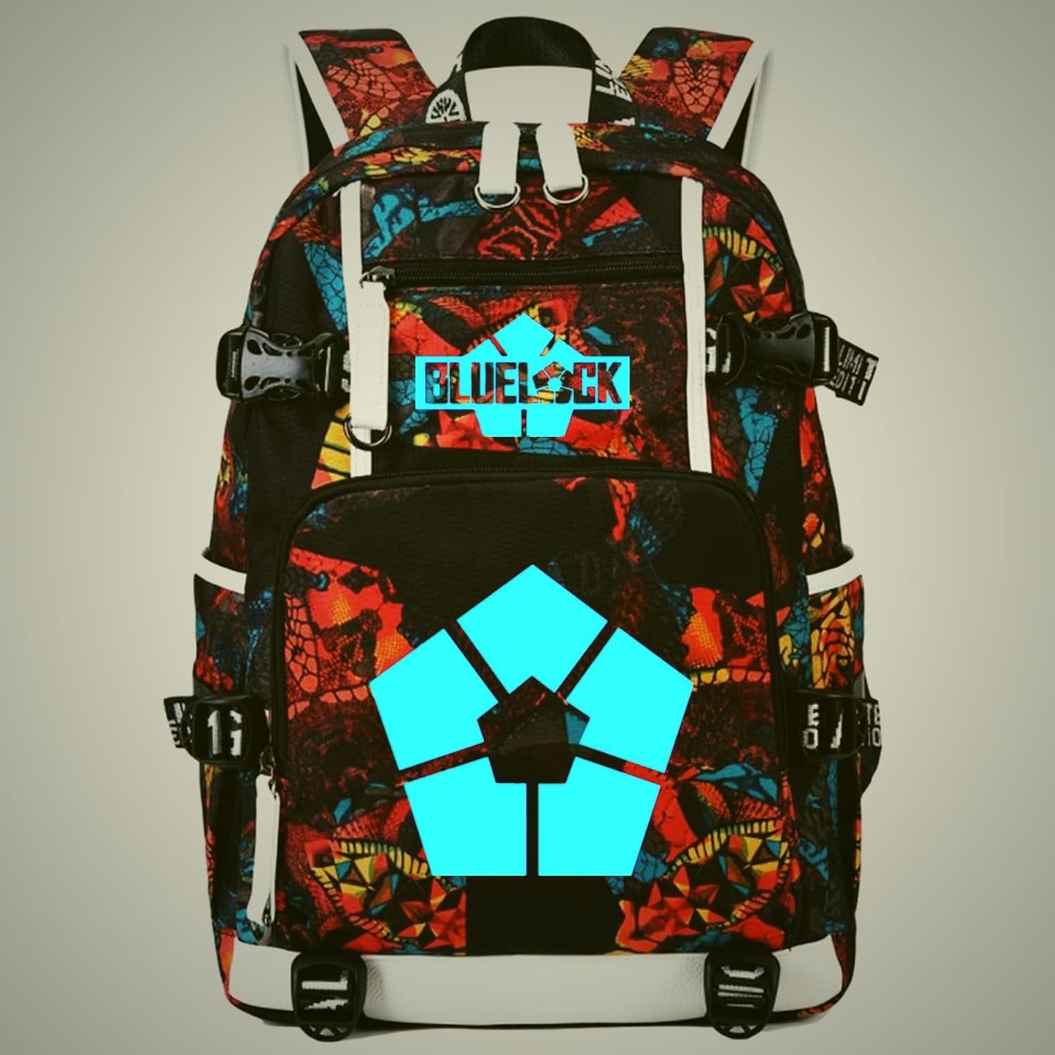Luminous Anime BLUE LOCK Backpack Isagi Yoichi Daypack Laptop Bag Student Bag School Bag 1