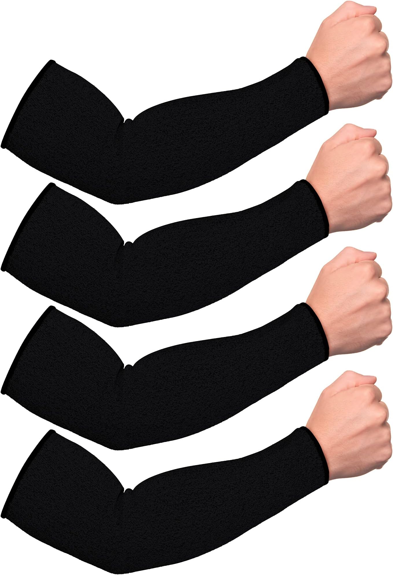 2 Pairs Forearm Sleeve for Men Women Arm Protectors for Thin Skin and Bruising Cut Dog Bite Resistant