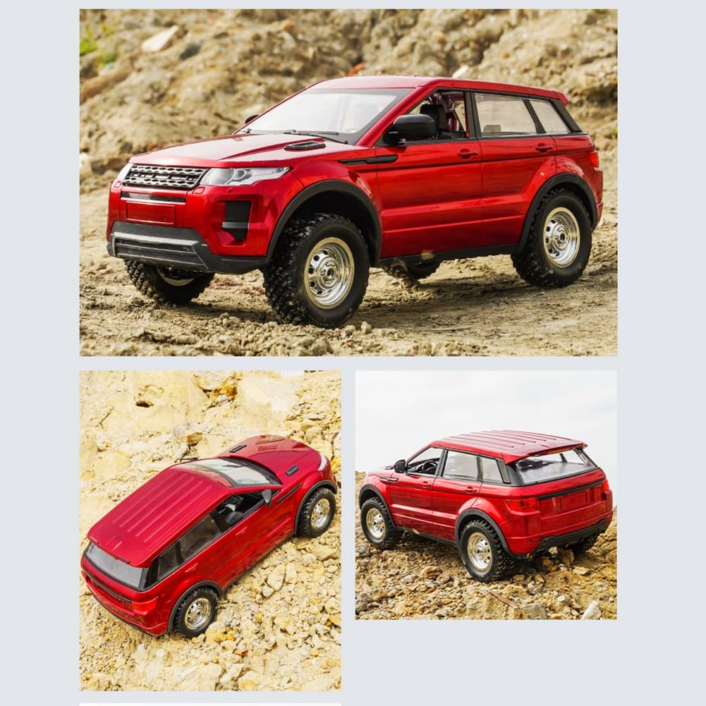 LDRC LD1299 1/14 RC Drift Car 2,4G 4WD RC Auto mit LED-Leuchten Wiederaufladbarer Geländewagen Ersatzteile Zubehör Rot