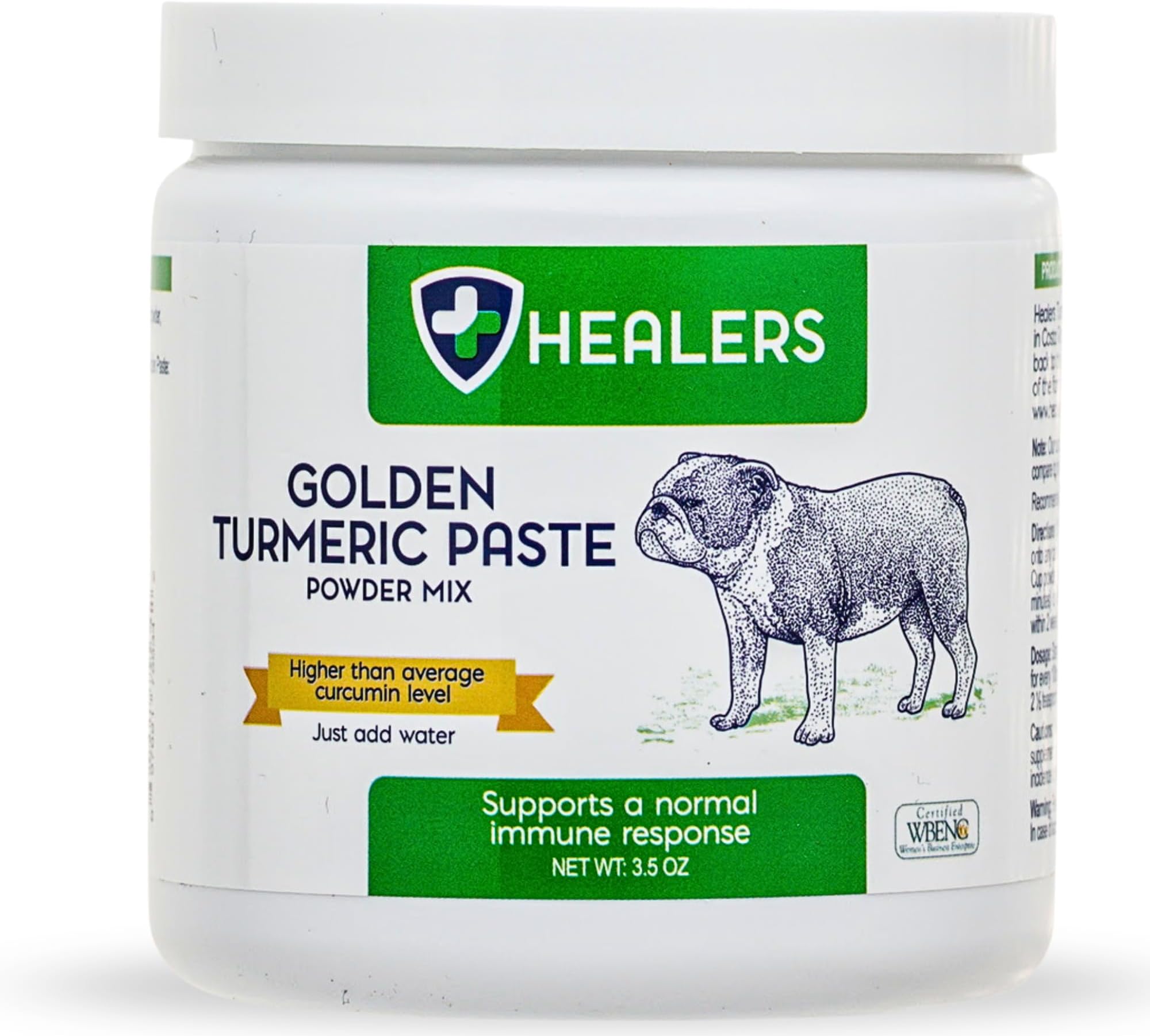 Turmeric Golden Paste for Dogs – Arthritis & Joint Support, Skin & Coat Health, Digestive & Immune Boost with Coconut Oil & Black Pepper Extract – Natural Pet Supplement, 3.5 oz Powder