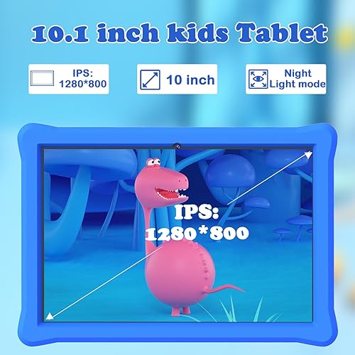 Miniatura 4 de Tablet para niños de 10 pulgadas Tablet Android 12 para niños 4GB RAM 64GB ROM Tablets de 10 pulgadas con pantalla táctil IPS 1280x800, Iwawa y