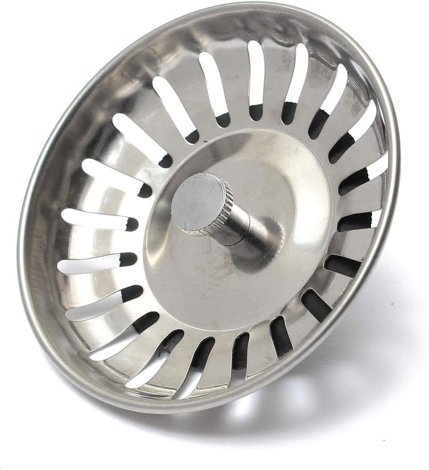 Honfitat Silver 83Mm Replacement Strainer Waste Kitchen Sink Plugs Fits Most Modern Franke Sinks