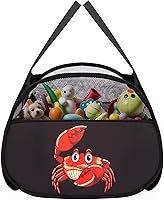 Vista 1 de YOHOOLYO Cesta de Almacenamiento de Juguetes de 95L Caja Cofre para Niños Bebés Niños Pequeños, Organizador de Juguetes de Malla Grande Plegable