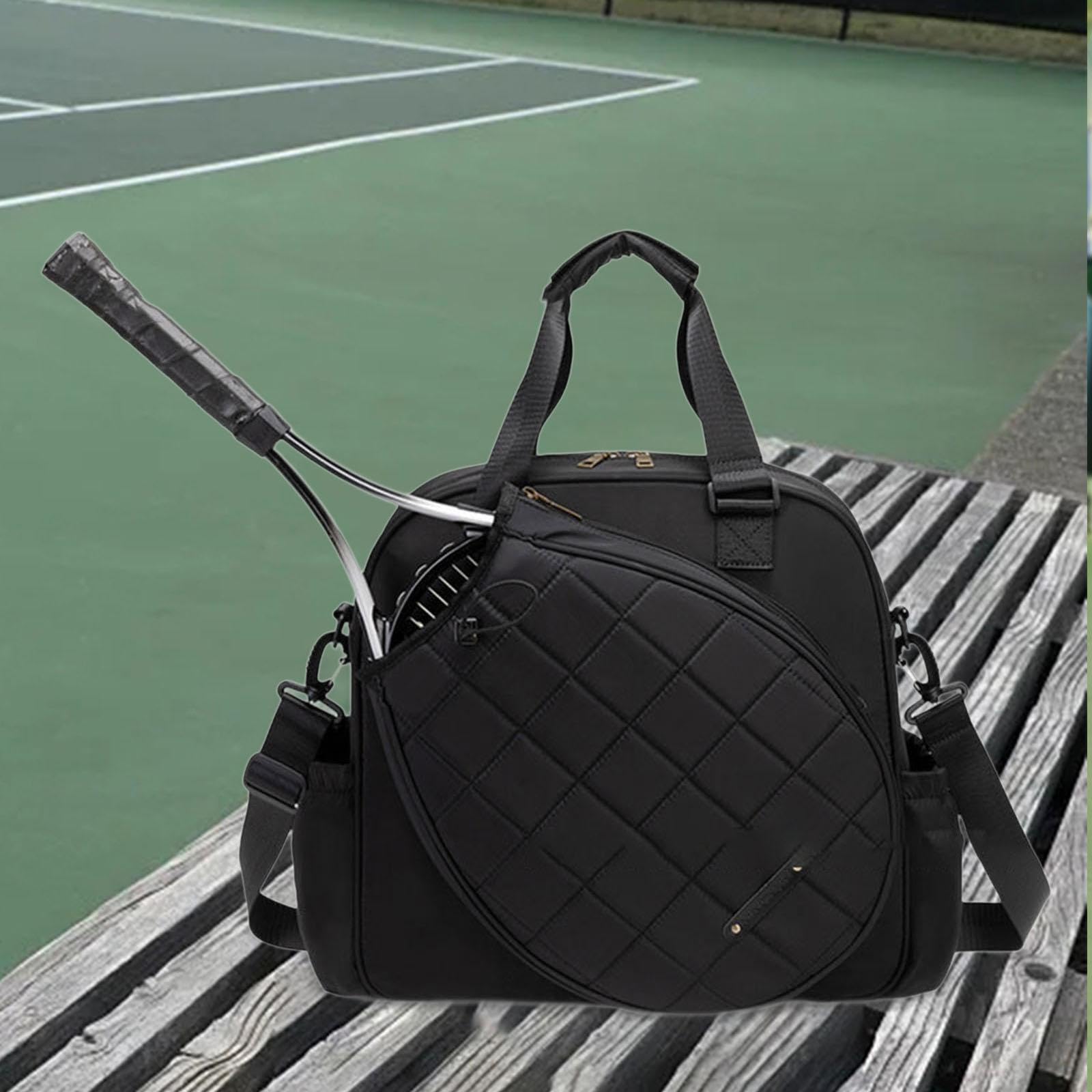 Borsa Sportiva da Badminton e Tennis, con Caratteristiche di impermeabilità Elevate e Grande capacità, per Donne appassionate di Sport, Grande Borsa
